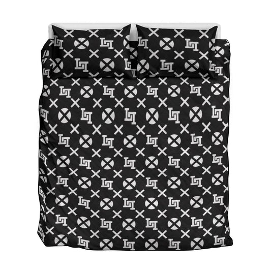 Quilt & Pillow Cases With Edge-wrapping Strips