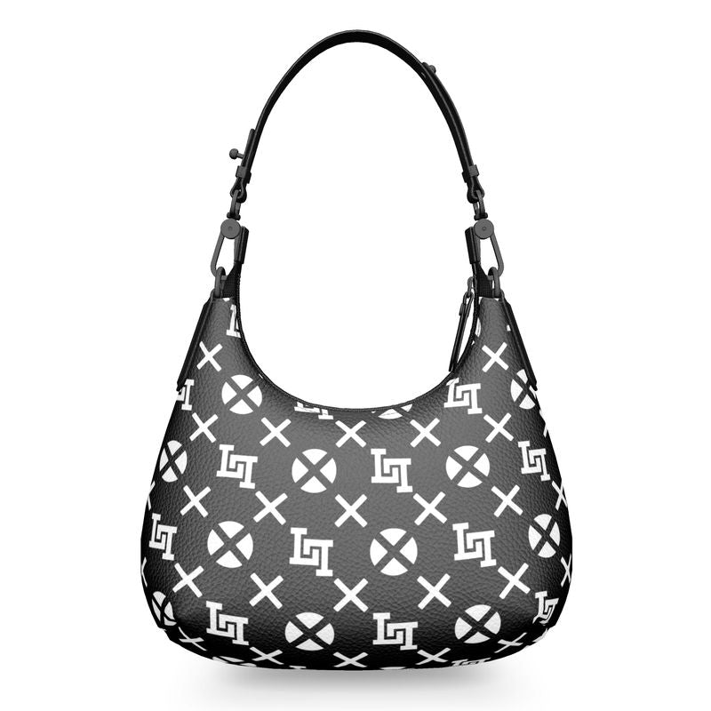 Lobo LeBlanc Mini Black Monogram Shoulder Bag