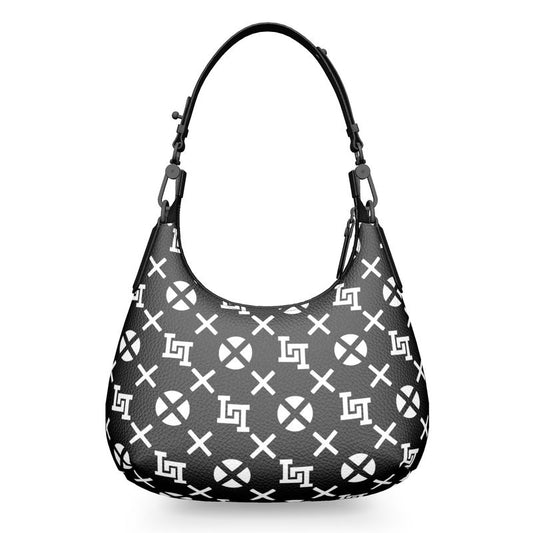 Lobo LeBlanc Mini Black Monogram Shoulder Bag
