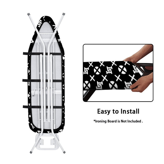 Lobo LeBlanc Black Monogram Ironing Board Cover