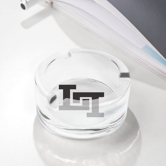 Lobo LeBlanc Double L Logo Glass Ashtray