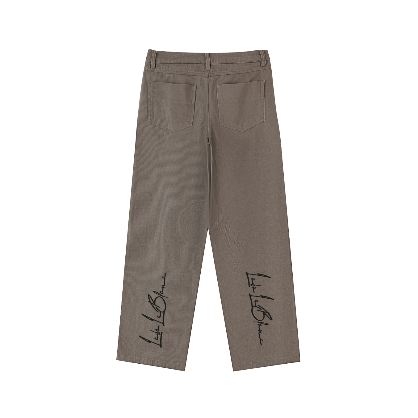 Men's Lobo LeBlanc Light Coffee Heavyweight Cotton Straight Leg Pants