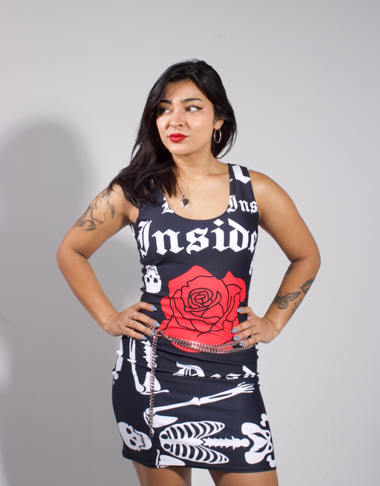 Lobo LeBlanc Gothic Bodycon Dress