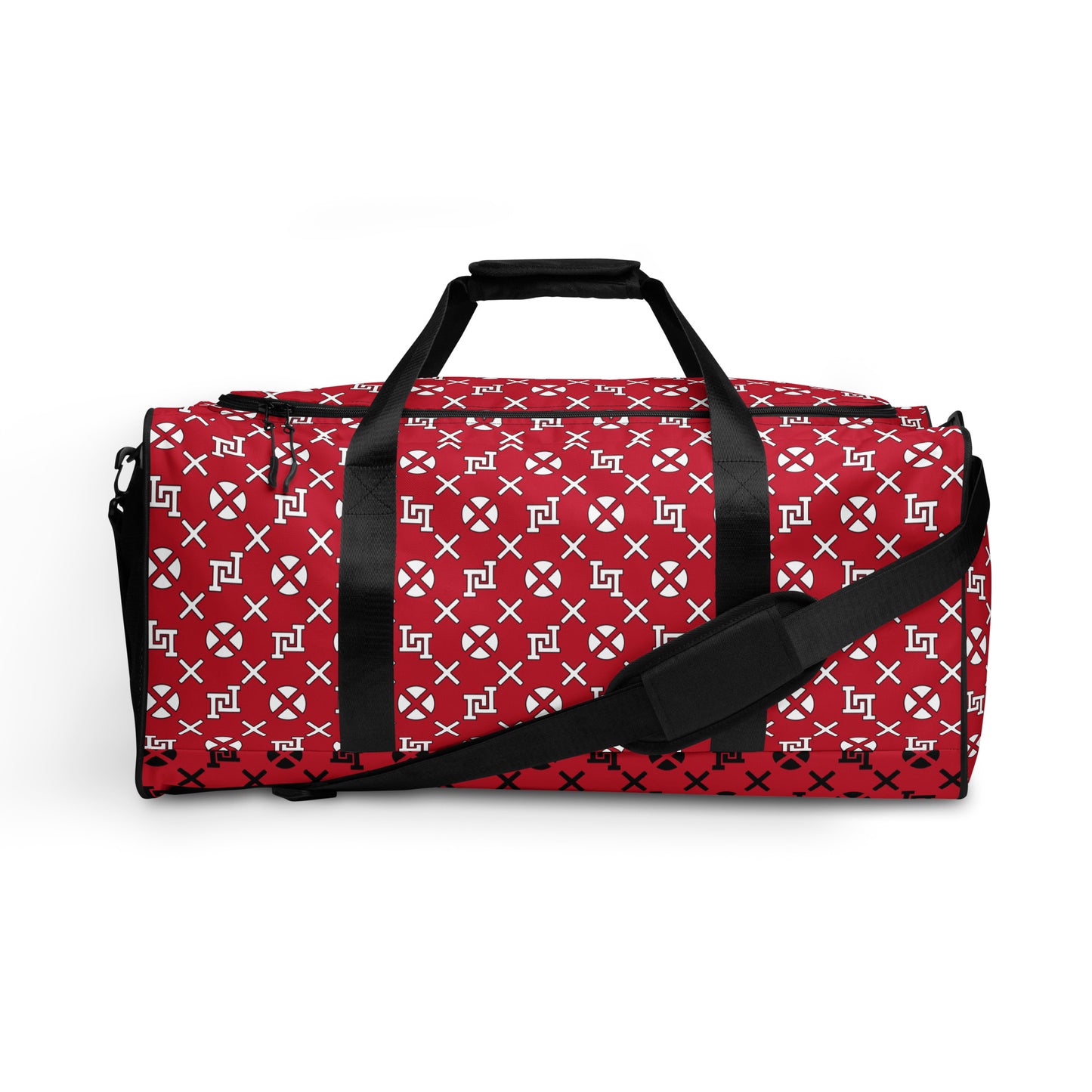 Lobo LeBlanc Red Monogram Adventurer Duffel bag