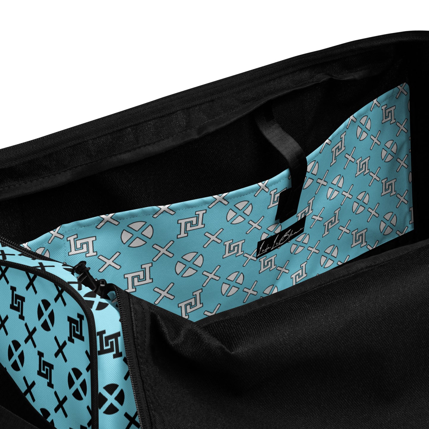 Lobo LeBlanc Blizzard Blue Monogram Adventurer Duffel bag