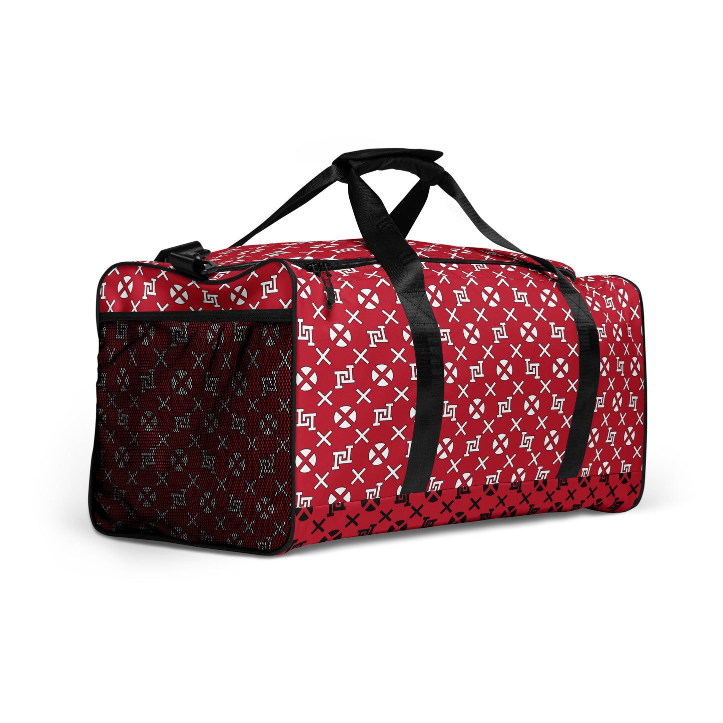 Lobo LeBlanc Red Monogram Adventurer Duffel bag