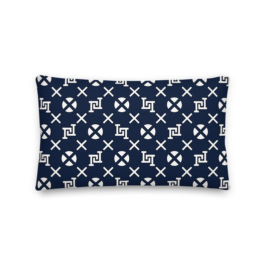 Lobo LeBlanc Navy Blue Premium Pillow