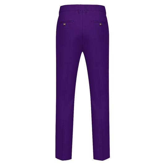 Lobo LeBlanc Purple Casual Suit Pants