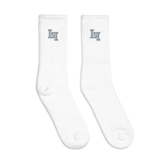 Lobo LeBlanc Gray Logo Socks