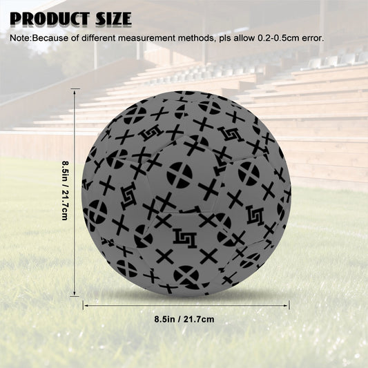 Lobo LeBlanc Gray Monogram Training Soccer Ball