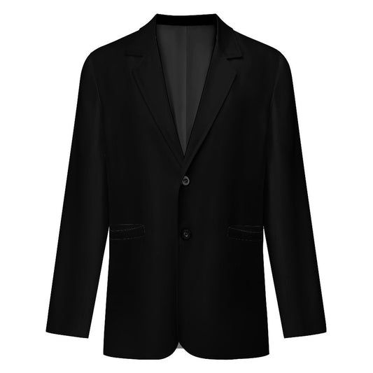 Lobo LeBlanc Black Two Button Suit Jacket