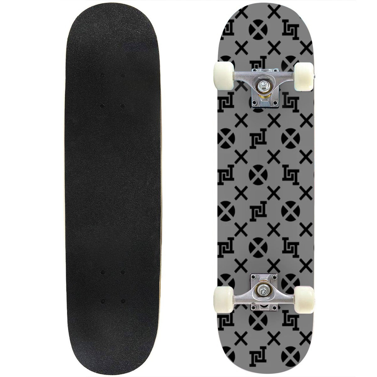 Lobo LeBlanc Gray Monogram Skateboard