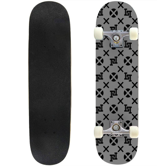 Lobo LeBlanc Gray Monogram Skateboard