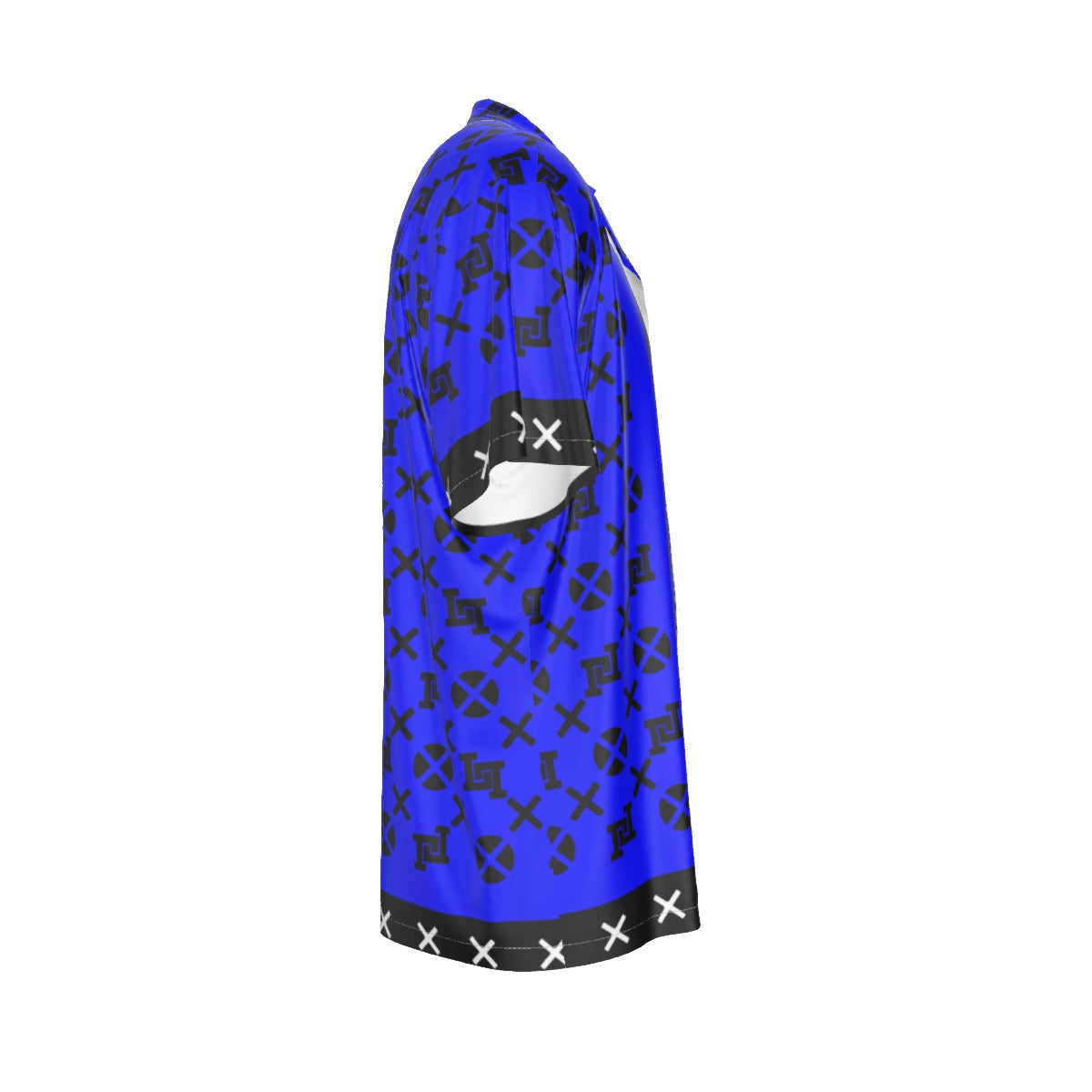 Men's Lobo LeBlanc Blue Rayon Silk Shirt Suit Set