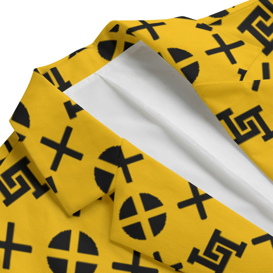 Men's Lobo LeBlanc Golden Yellow Monogram Blazer