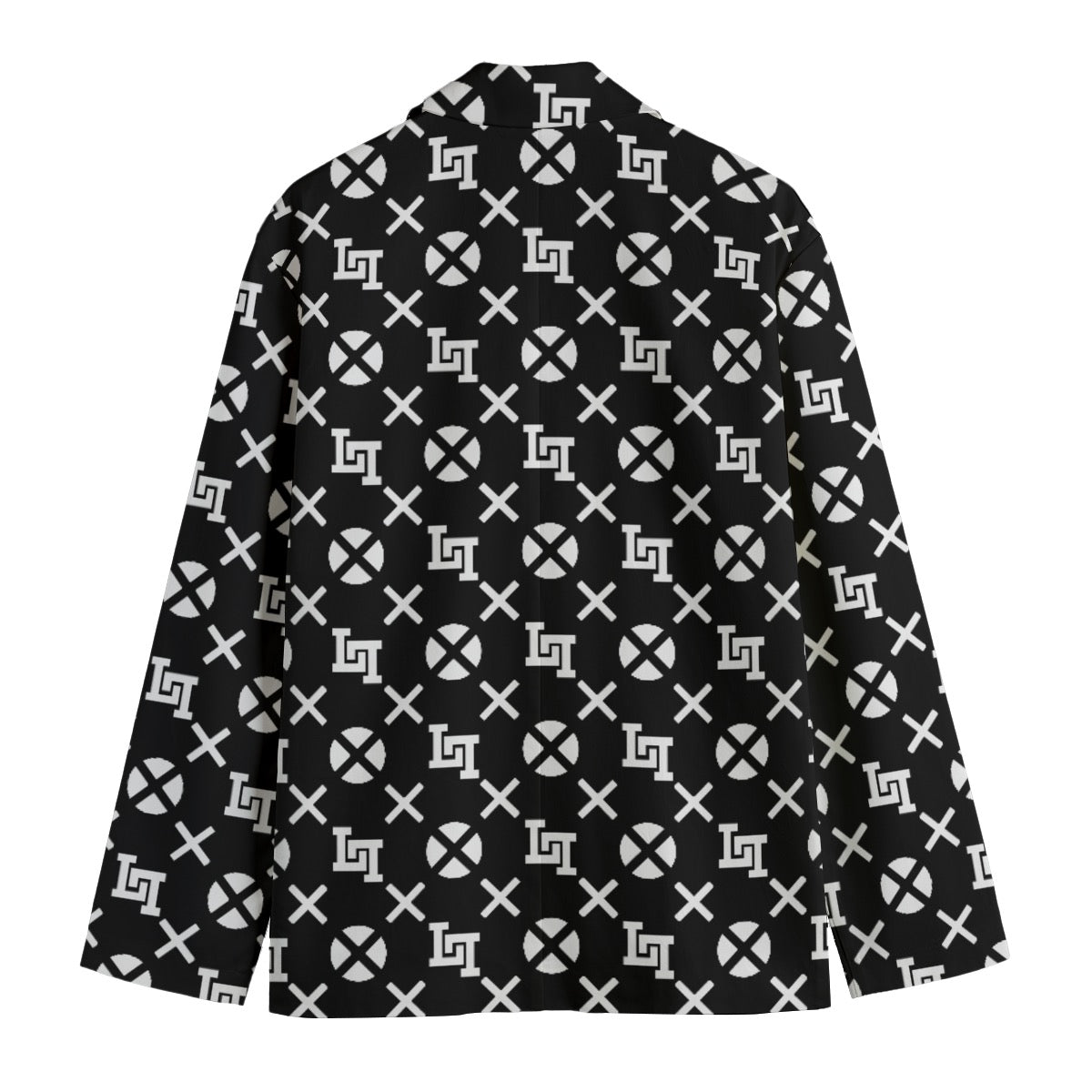 Men's Lobo LeBlanc Black Monogram Blazer