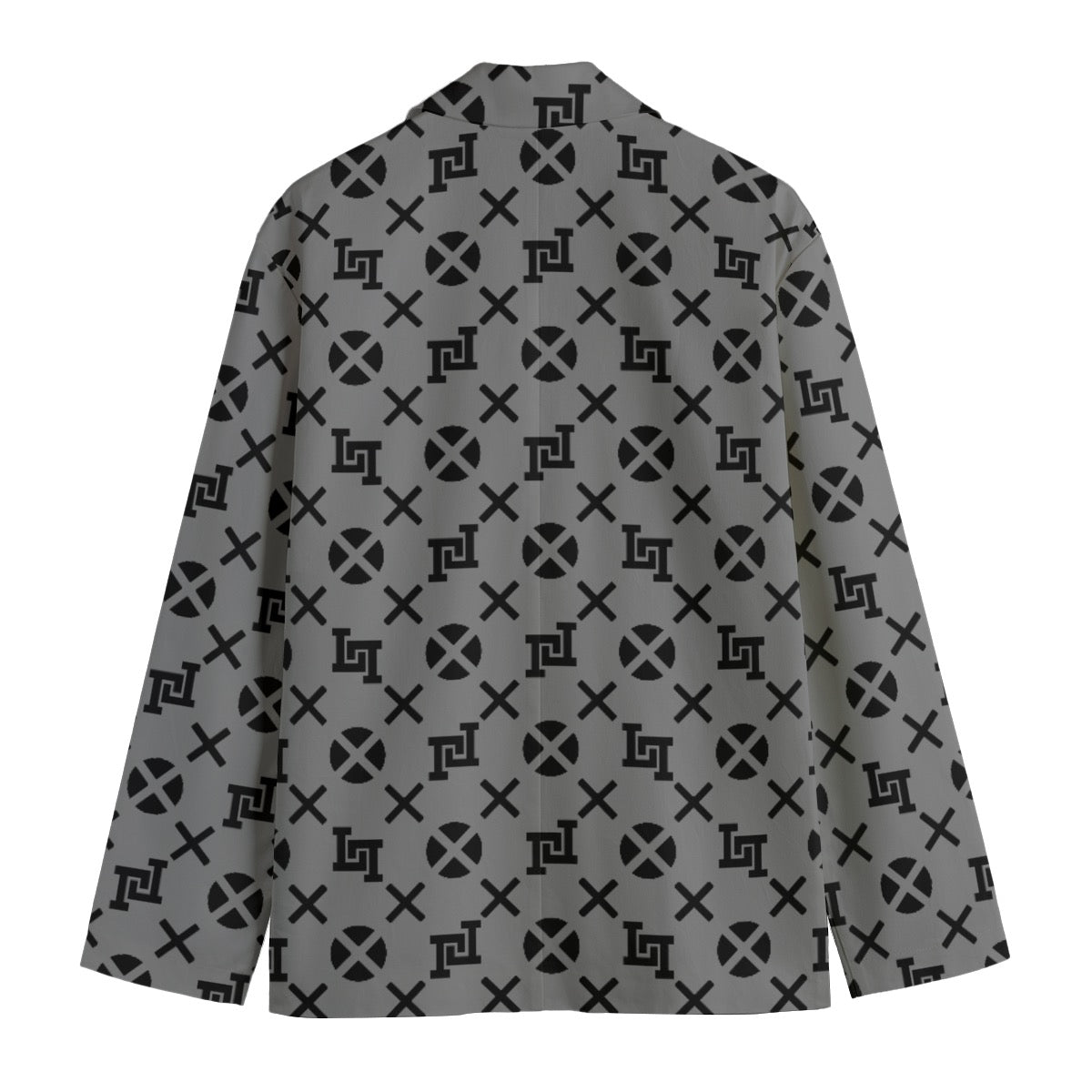 Men's Lobo LeBlanc Gray Monogram Blazer