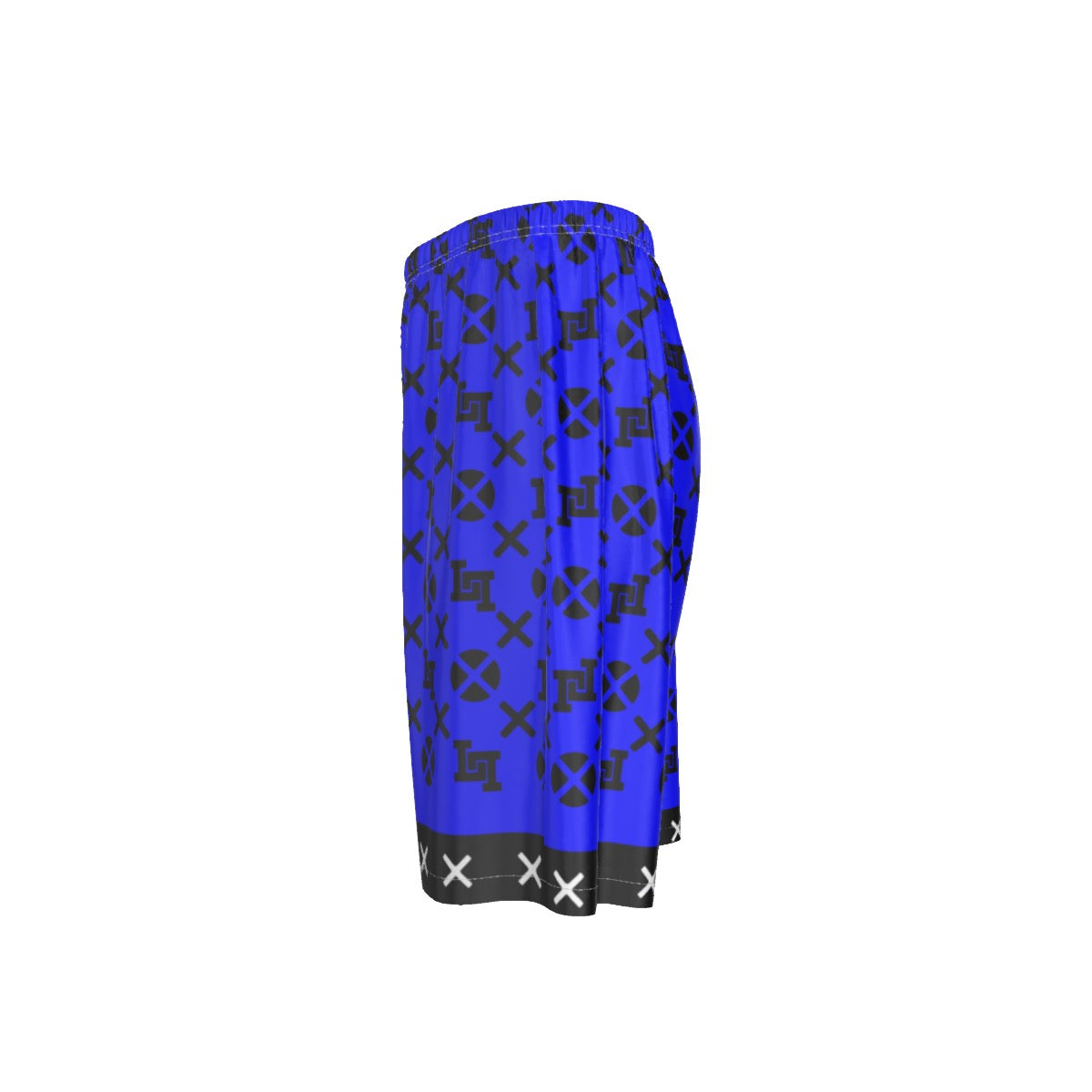 Men's Lobo LeBlanc Blue Rayon Silk Shirt Suit Set