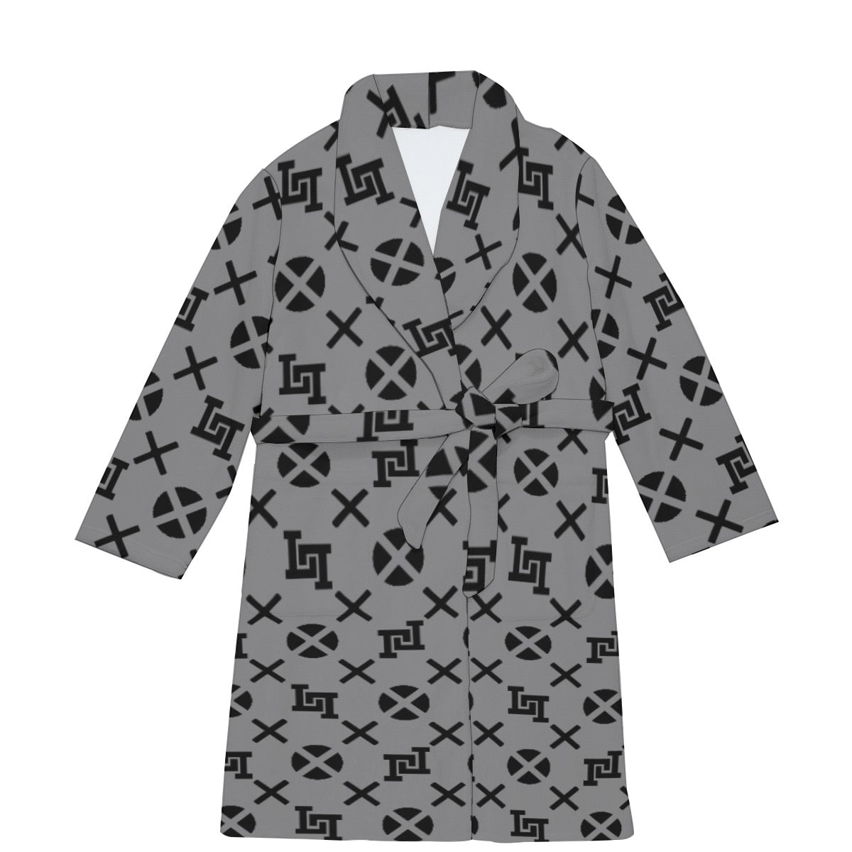 All-Over Print Men's Borg Fleece Robe