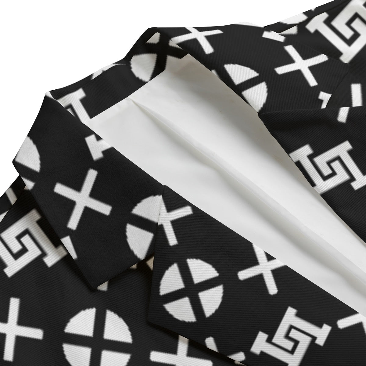 Men's Lobo LeBlanc Black Monogram Blazer