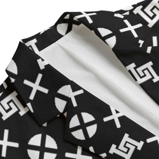Men's Lobo LeBlanc Black Monogram Blazer