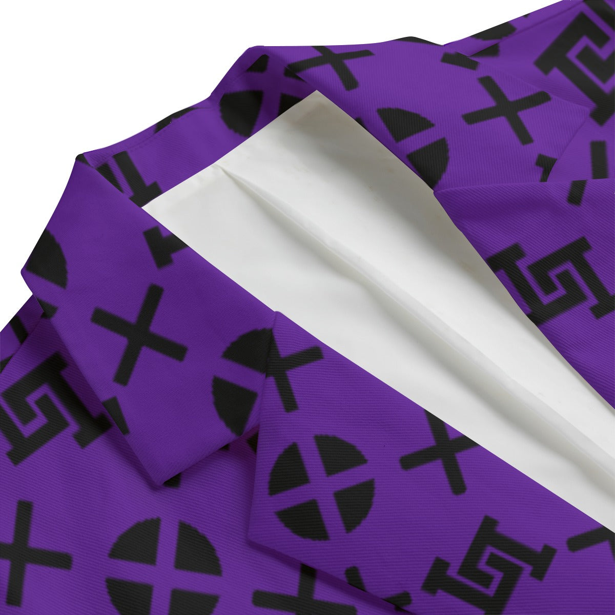 Men's Lobo LeBlanc Purple Monogram Blazer