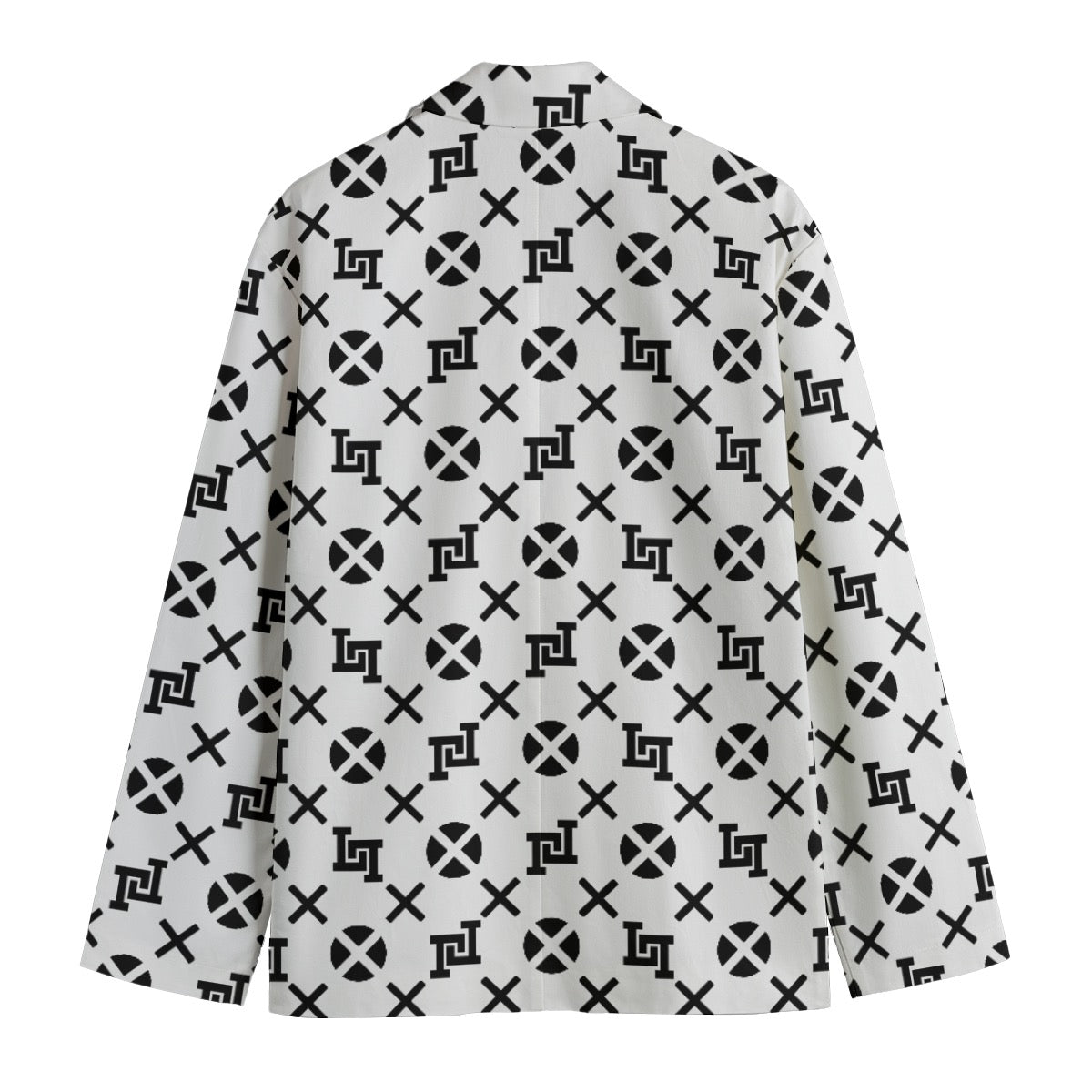 Men's Lobo LeBlanc White Monogram Blazer