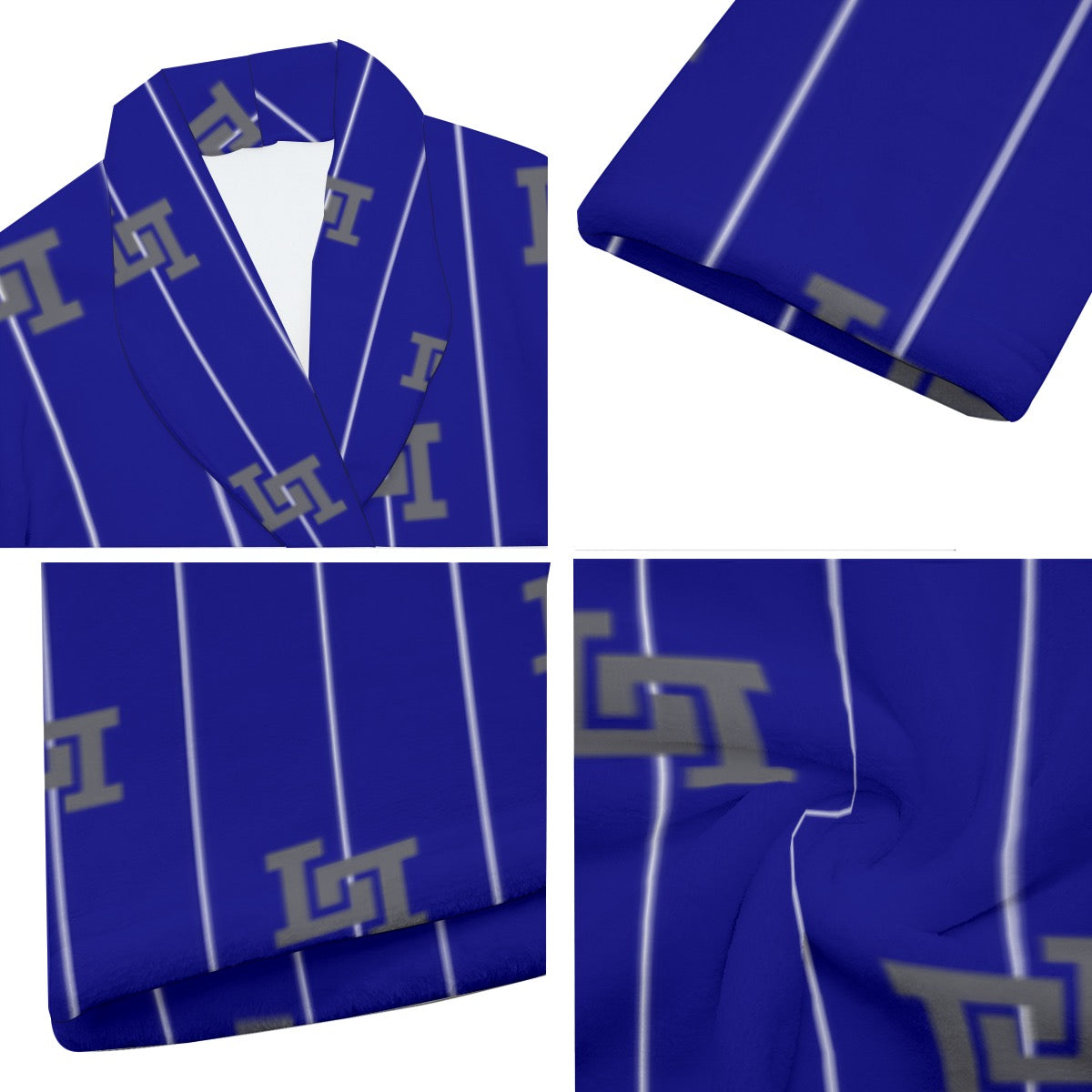 All-Over Print Men's Borg Fleece Robe