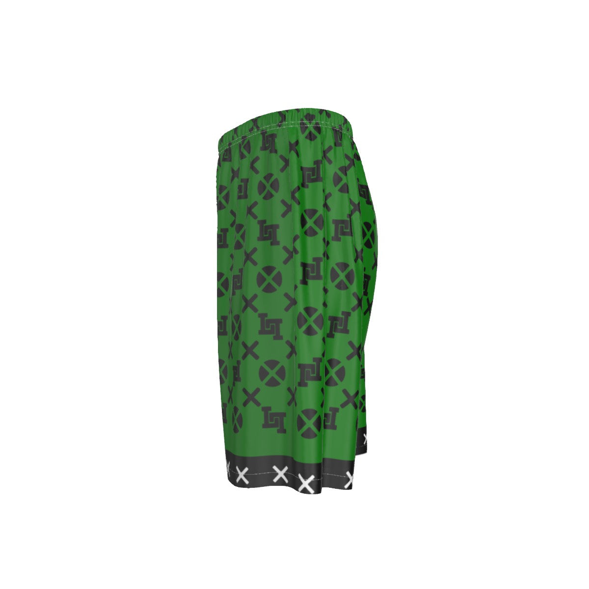 Men's Lobo LeBlanc Green Rayon Silk Shirt Suit