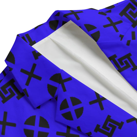 Men's Lobo LeBlanc Blue Monogram Blazer