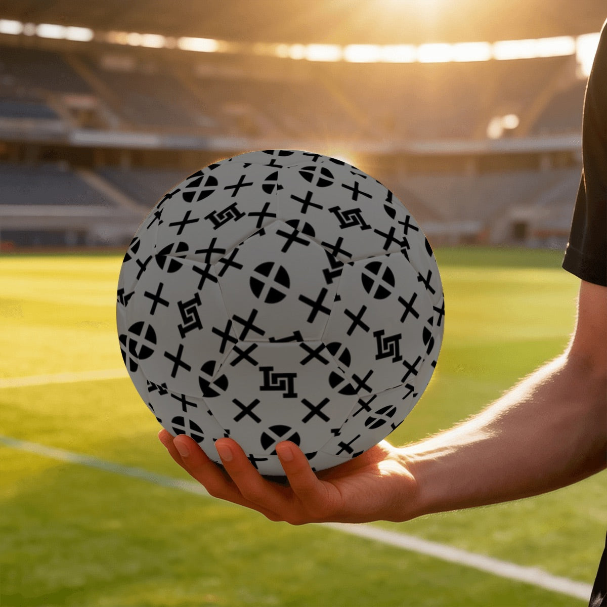 Lobo LeBlanc Gray Monogram Training Soccer Ball