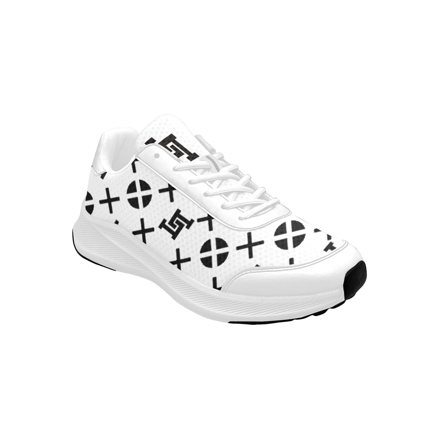 Men's Lobo LeBlanc White Monogram Running Shoes