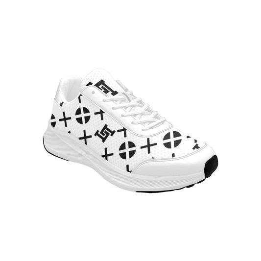 Men's Lobo LeBlanc White Monogram Running Shoes