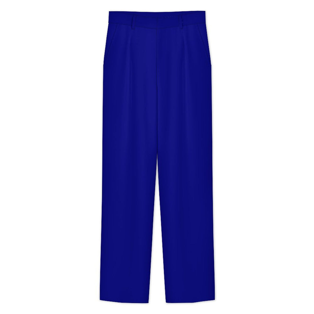 NAVY BLUE 260gsm Suit Casual Pants For Men(All-Over Printing)