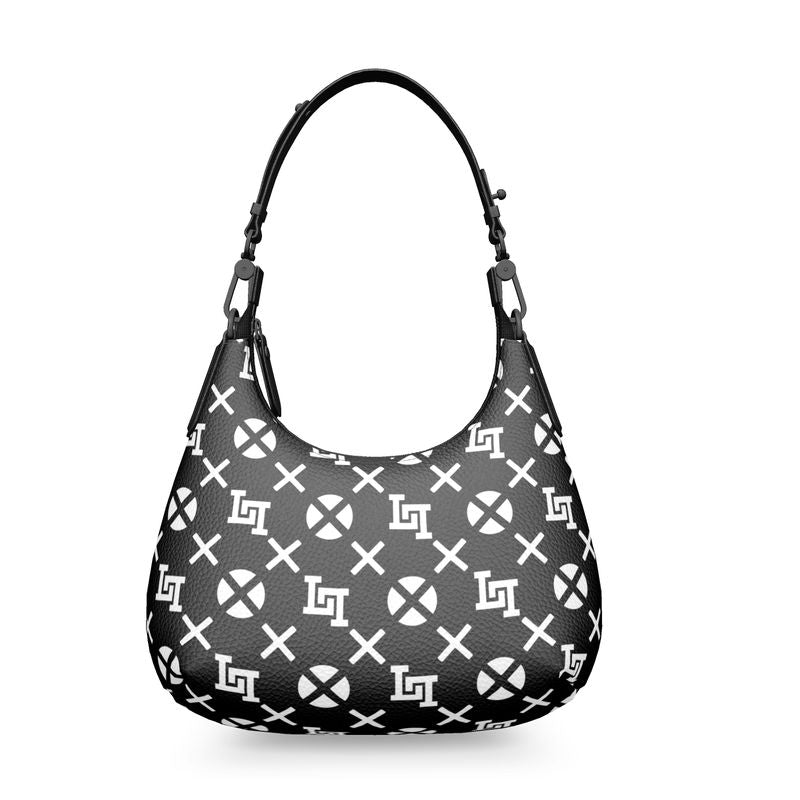 Lobo LeBlanc Mini Black Monogram Shoulder Bag