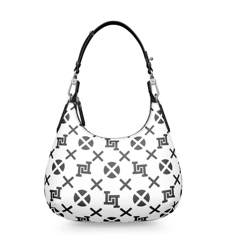 Lobo LeBlanc Mini White Monogram Shoulder Bag