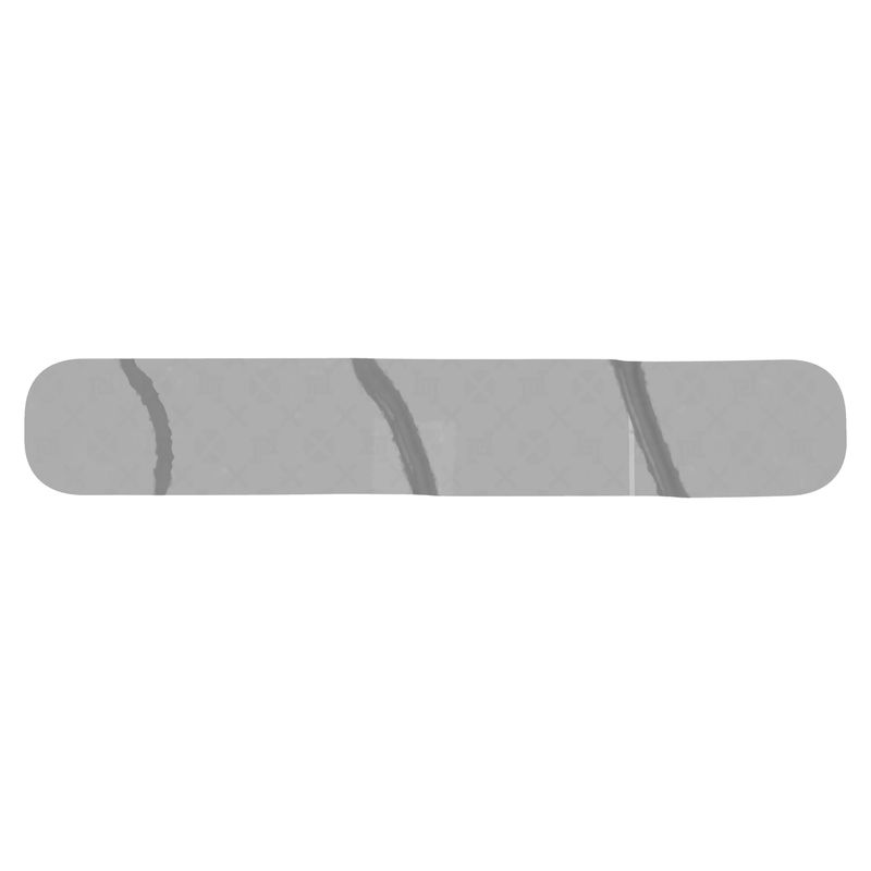 Lobo LeBlanc Gray Monogram Fleece Scarf