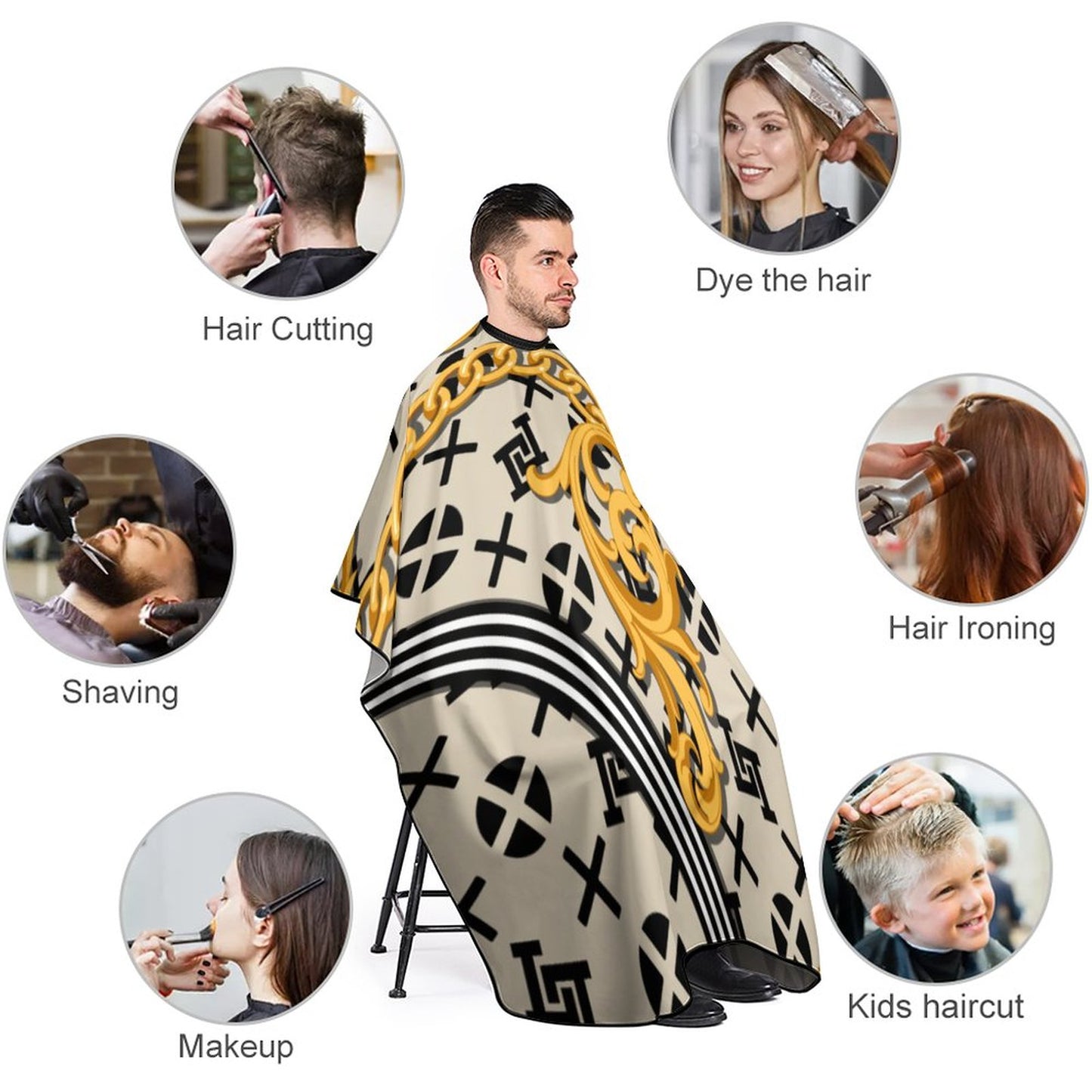 Adult Custom Barber Cape