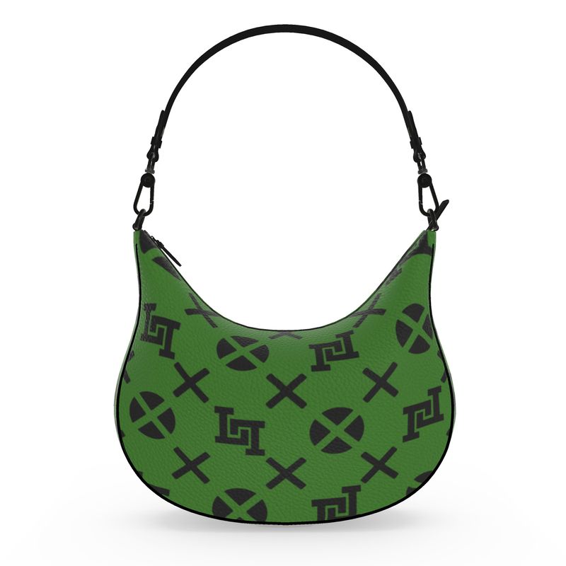 Green Curve Hobo Bag