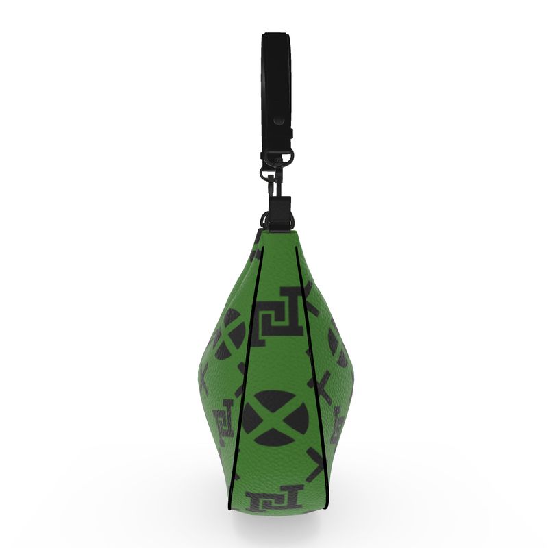 Green Curve Hobo Bag