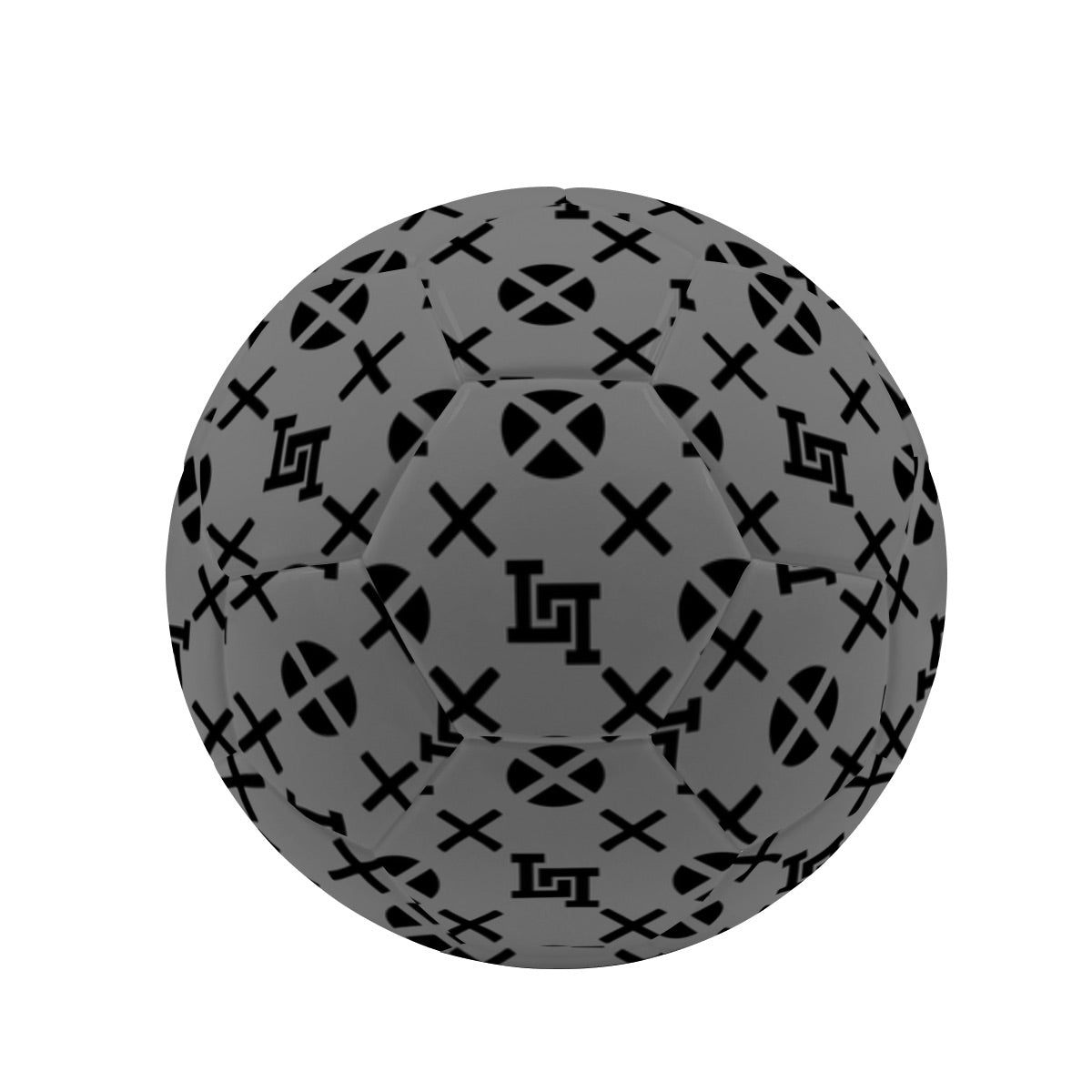 Lobo LeBlanc Gray Monogram Training Soccer Ball