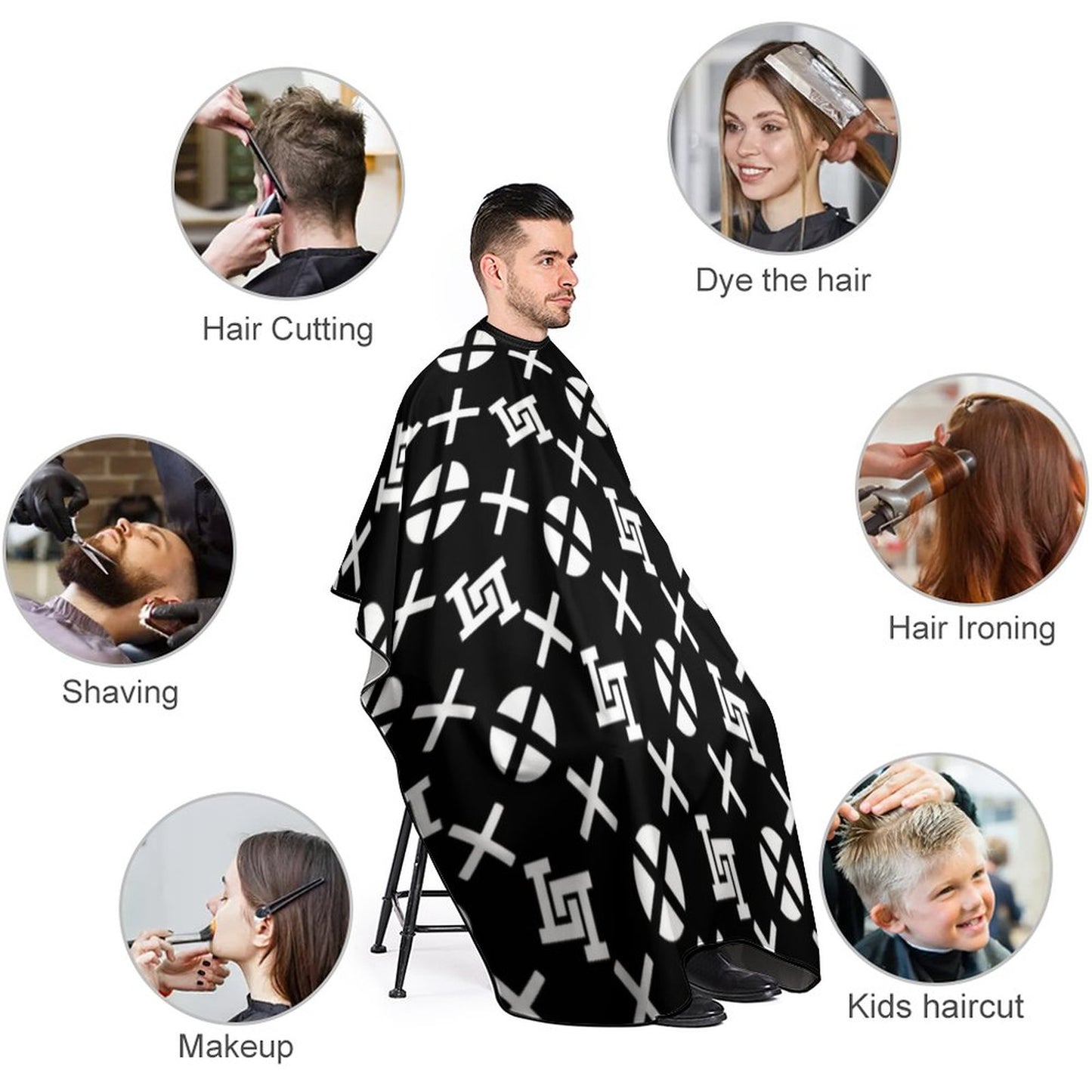 Adult Custom Barber Cape