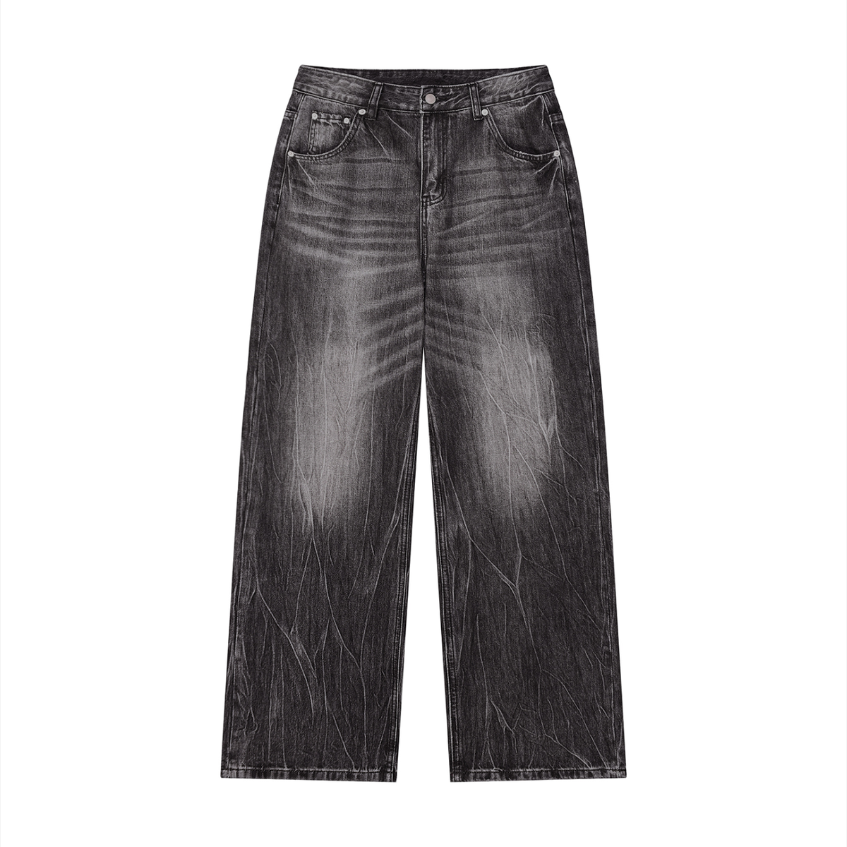 Men’s Lobo LeBlanc Vintage Wash Wide Leg Jeans 2