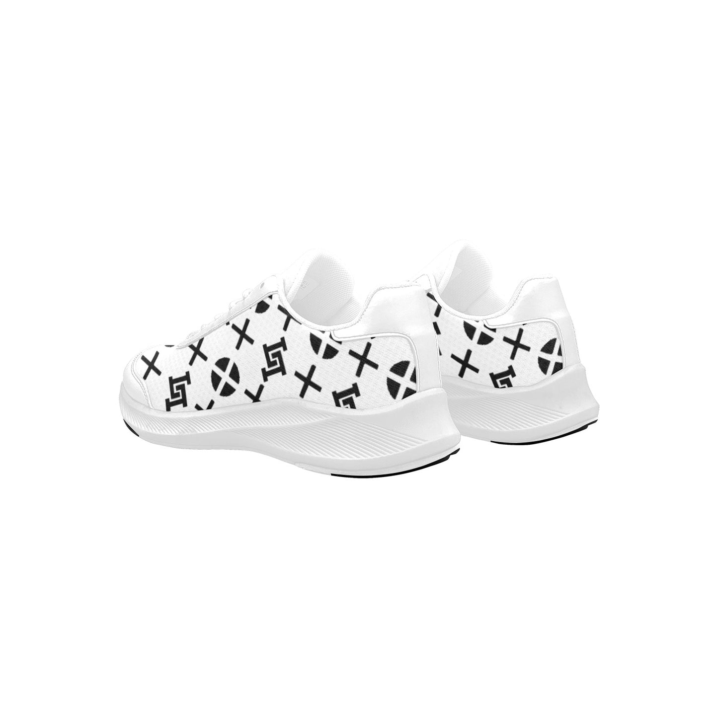 Men's Lobo LeBlanc White Monogram Running Shoes