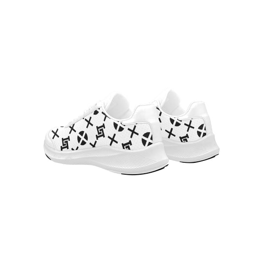 Men's Lobo LeBlanc White Monogram Running Shoes