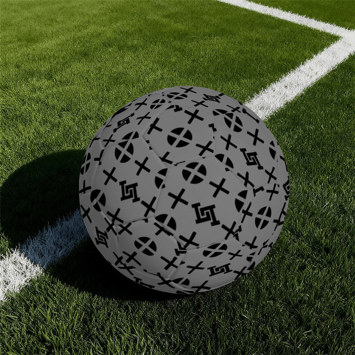 Lobo LeBlanc Gray Monogram Training Soccer Ball
