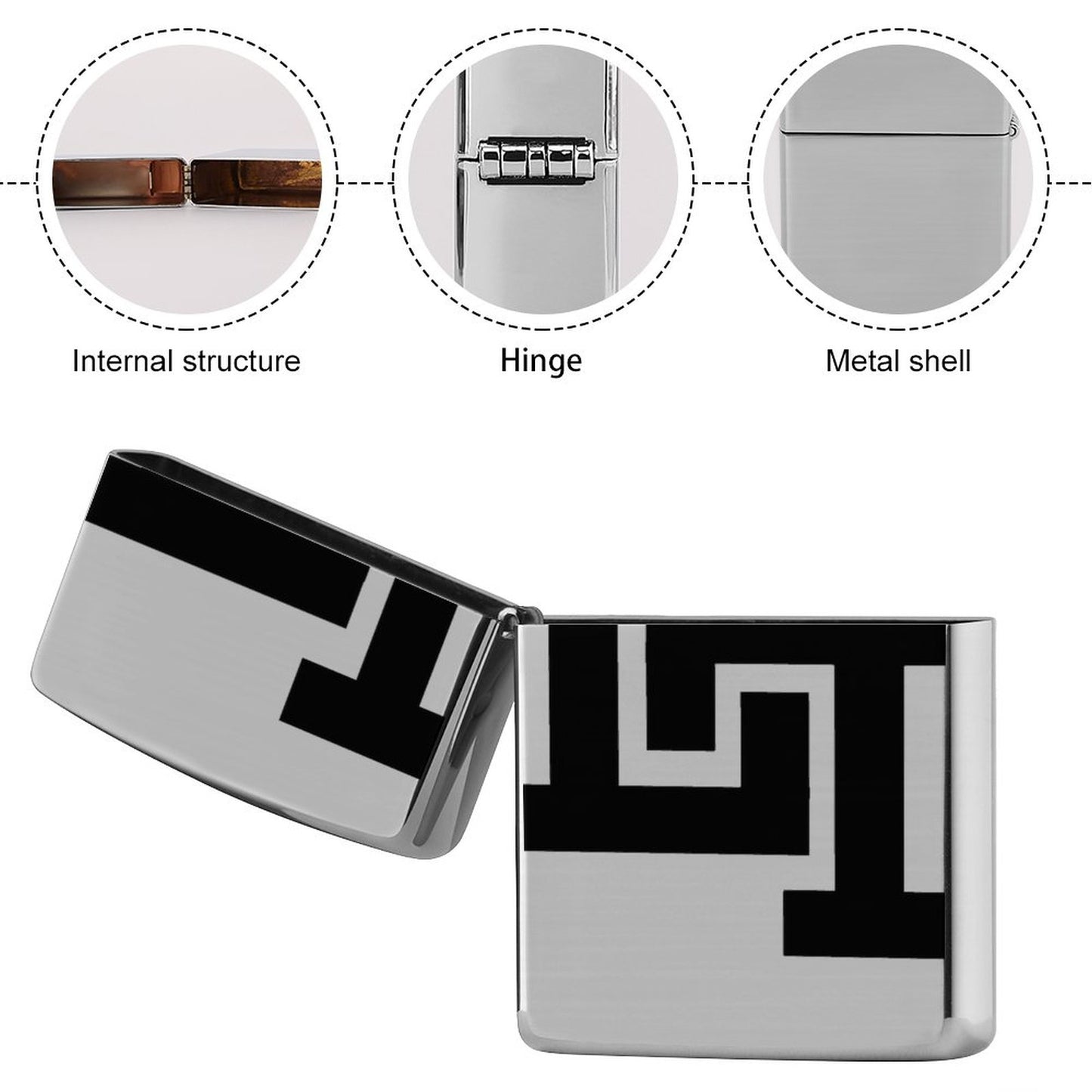 Lighter Box with Dual-sided Printing