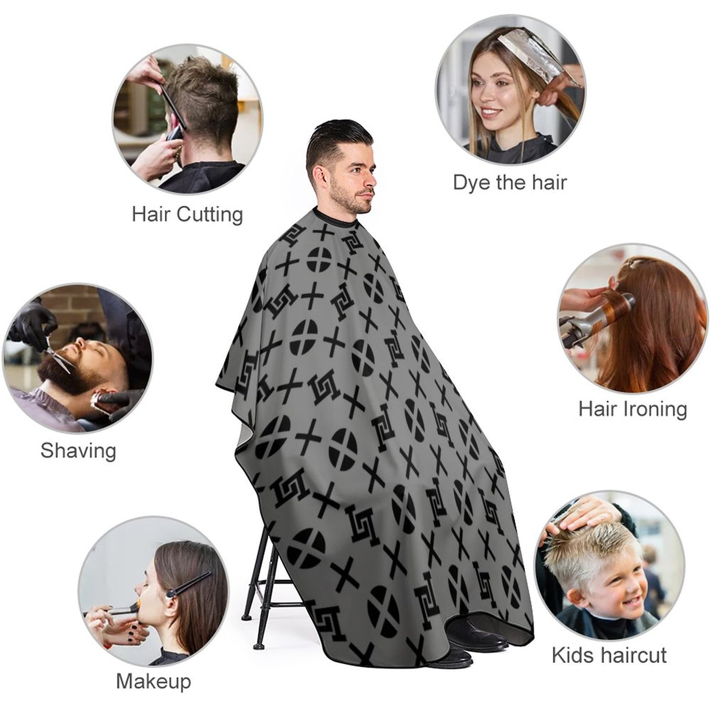 Adult Custom Barber Cape
