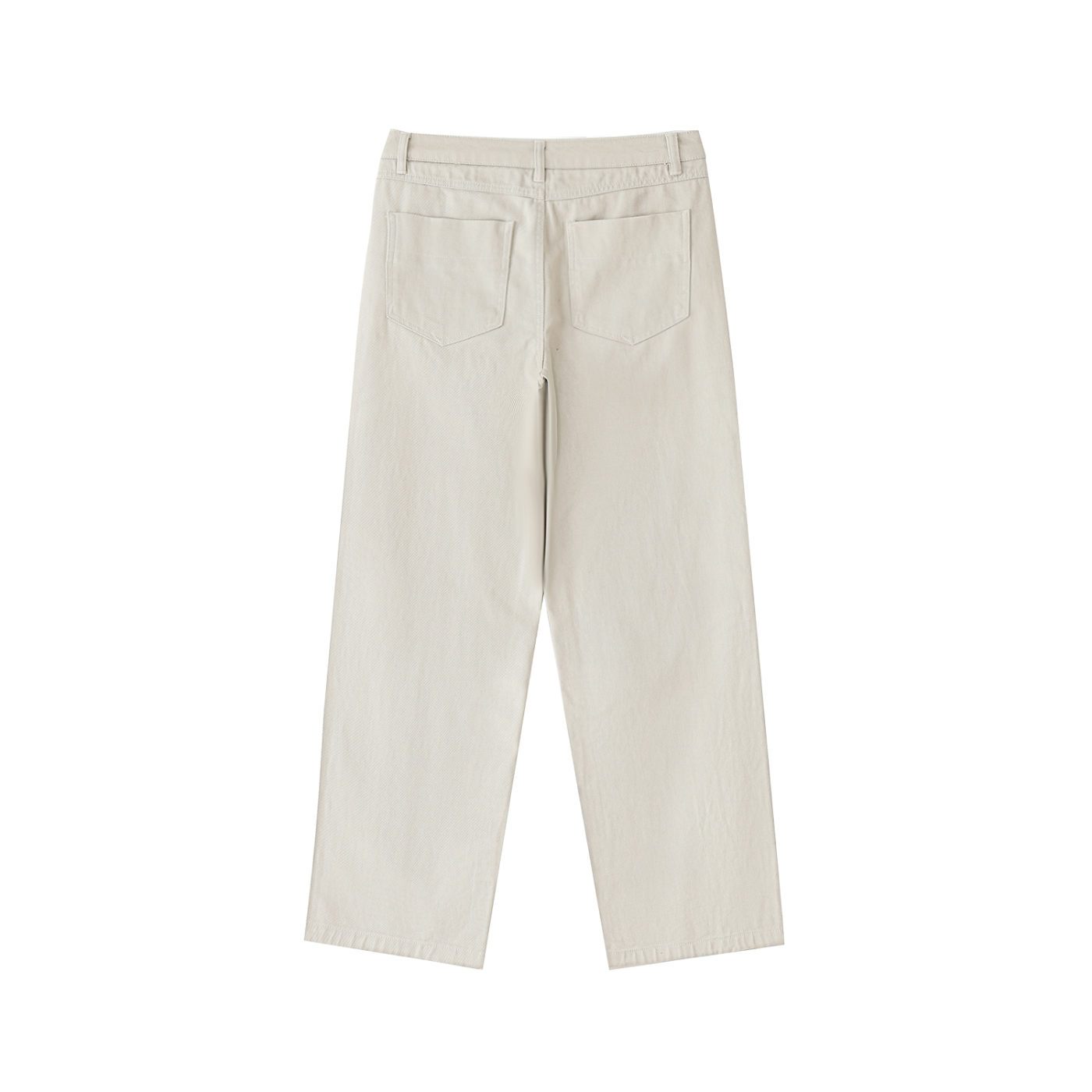 Men's Lobo LeBlanc Pale Khaki Heavyweight Cotton Straight Leg Pants