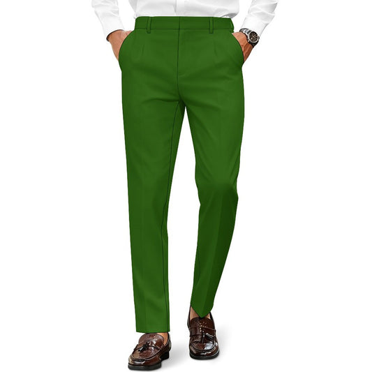 GREEN 260gsm Suit Casual Pants For Men(All-Over Printing)